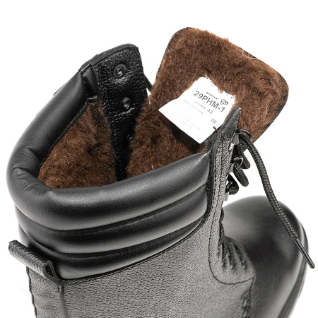 Ботинки с высоким берцем мод. 29РНМ-1 утепленные - шерстин, ПУ-Нитрил, МП Ботинки с высоким берцем мод. 29РНМ-1 утепленные - шерстин, ПУ-Нитрил, МП