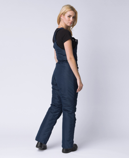 Полукомбинезон зимний женский Снежана (тк.Таслан), т.синий Полукомбинезон зимний женский Снежана (тк.Таслан), т.синий