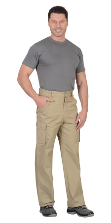 Костюм "Байкал" : куртка кор., брюки  песочный тк. Rodos