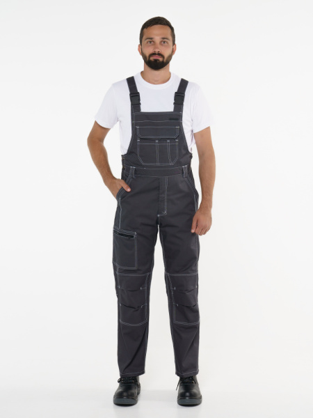 Полукомбинезон "Престиж" т.серый, тк.Rodos (245 гр/кв.м) (ЧЗ)