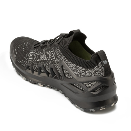 Полуботинки (кроссовки) текстиль, подошва ПУ, резина, серые ELKLAND мод. 155Е