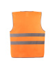 Жилет сигнальный ТИП-1,  оранжевый., 2 кл защиты трикотажное полотно (ЧЗ)