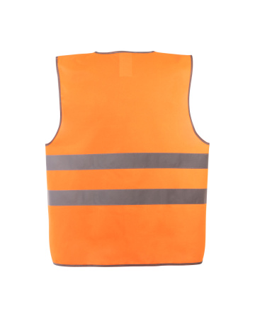 Жилет сигнальный ТИП-1,  оранжевый., 2 кл защиты трикотажное полотно (ЧЗ)