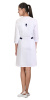 Халат "БРАЙТЛИ" женский белый с синим, тк.Твил стрейч (ЧЗ) Халат "БРАЙТЛИ" женский белый с синим, тк.Твил стрейч (ЧЗ)