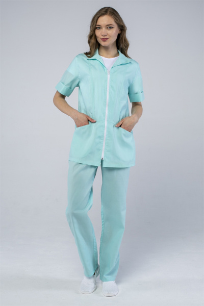 Женский костюм Бьютис NEW (тканьТиСи), мятный (ЧЗ) Женский костюм Бьютис NEW (тканьТиСи), мятный (ЧЗ)