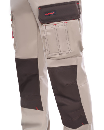 Полукомбинезон "ДЖЕТ Браун" песочный с т.коричневым (ЧЗ)