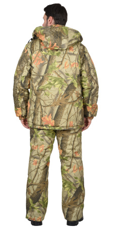 Костюм "Хамелеон": куртка дл., п/комб. КМФ "Зима" + КМФ "Лист"