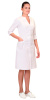 Халат "СТЕЛЛА" женский белый с трикотажной вставкой (ЧЗ) Халат "СТЕЛЛА" женский белый с трикотажной вставкой (ЧЗ)