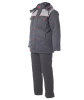 Костюм "Фаворит" зимний: куртка дл., брюки тёмно-серый с серым и красным тк. CROWN-230 Эталон (ЧЗ)