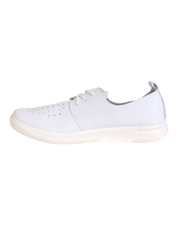 Полуботинки с перфорацией белые, ПУ Полуботинки с перфорацией белые, ПУ
