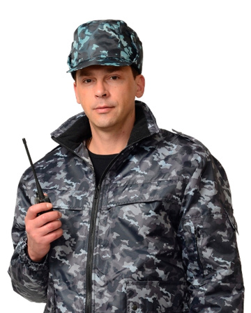 Кепи охранника утеплённое КМФ серое Кепи охранника утеплённое КМФ серое