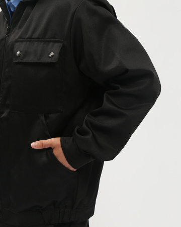 Костюм охранника Страж (тк.Смесовая,210) брюки, черный