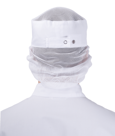 Шапочка ПИЩЕВИКА, с козырьком, белый Шап 026 Оптима, пл. 160 г/м2