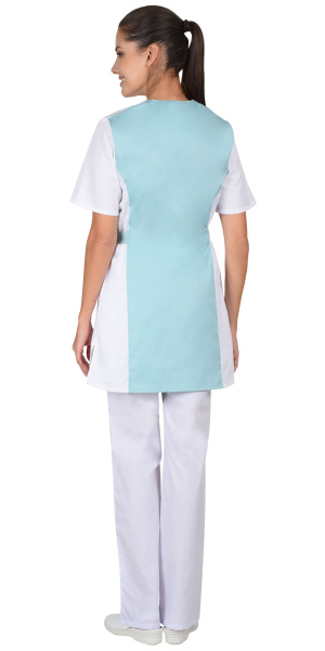 Блуза "СИРИУС-МИЛАНА" женская мятная с белым Блуза "СИРИУС-МИЛАНА" женская мятная с белым