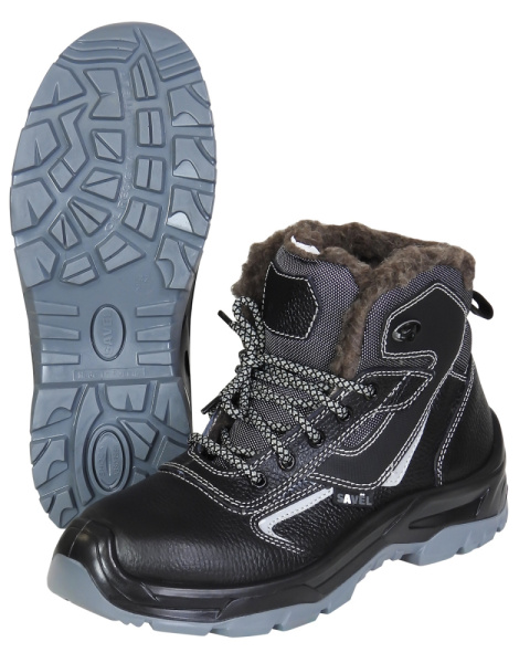 Ботинки "Джет-Зима", кожа, шерстин, ПУ-ТПУ