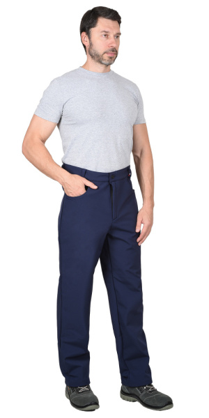 Брюки "Азов" софтшелл синие (ЧЗ)