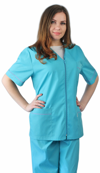 Костюм женский "Глория" бирюзовый с сиреневым (ЧЗ) Костюм женский "Глория" бирюзовый с сиреневым (ЧЗ)