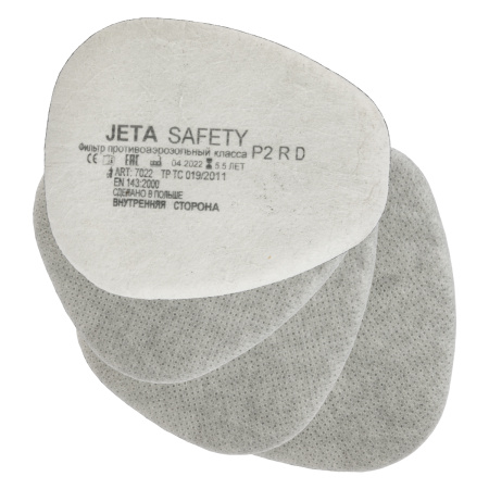 Предфильтры от пыли и аэрозолей с угольным слоем P2 R D (4 шт.) арт. 7022 Jeta