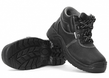 Ботинки 3208Т  МП, кожа, иск. кожа, ПУ, черный ЗападБалтОбувь