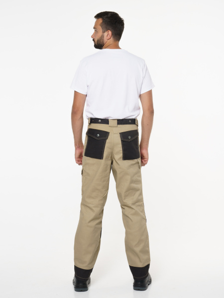 Брюки "Вест-Ворк" бежевые с черным Брюки "Вест-Ворк" бежевые с черным