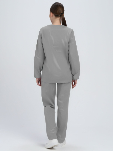 Костюм женский ХАССП-База (тк.ТиСи,120), серый