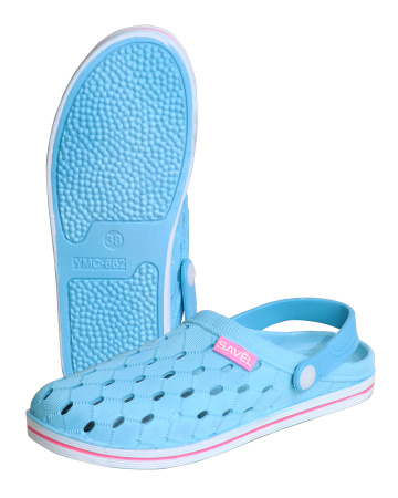 Сабо из вспененного ПВХ "Сириус-Фотон", небесно-голубые