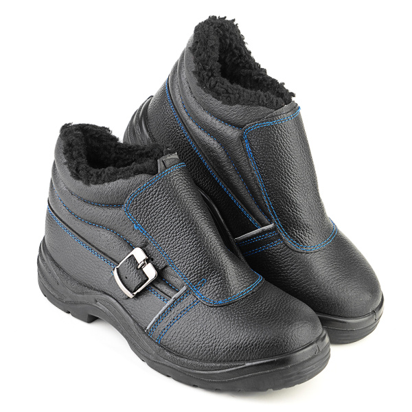 Ботинки кожаные сварщика мод. 24М утепленные ПУ-НИТРИЛ металлоподносок