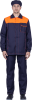 Костюм ХИМОС противокислотный, куртка, брюки, берет, темно-синий/оранжевый