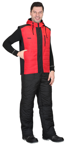 Жилет "Урбан" красный с черным (ЧЗ) Жилет "Урбан" красный с черным (ЧЗ)