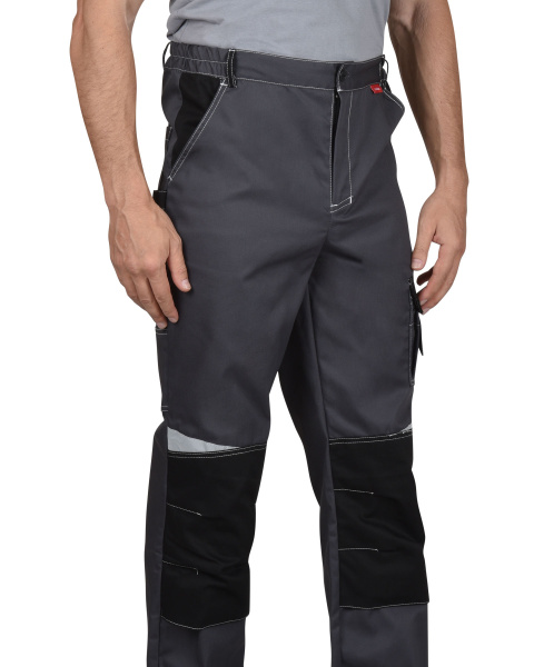 Брюки "Фаворит-Мега" серые с черн., СОП Тк. Rodos Брюки "Фаворит-Мега" серые с черн., СОП Тк. Rodos