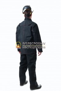 Костюм сварщика зимний цельноспилковый, утеплитель ватин (ЧЗ) Костюм сварщика зимний цельноспилковый, утеплитель ватин (ЧЗ)