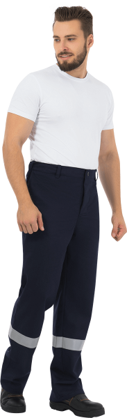 Костюм сварщика ГЕФЕСТ 2, т.синий-красный, куртка/брюки, Свартекс 350, КОС 079 Костюм сварщика ГЕФЕСТ 2, т.синий-красный, куртка/брюки, Свартекс 350, КОС 079