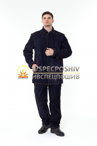Костюм сварщика ЭТНА цельноспилковый арт. 0161 Костюм сварщика ЭТНА цельноспилковый арт. 0161