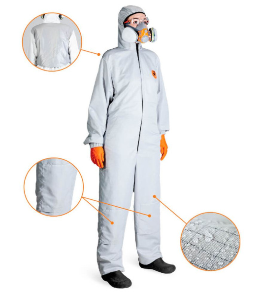 JPC175 Защитный комбинезон с пропиткой Teflon Jeta Safety JPC175 Защитный комбинезон с пропиткой Teflon Jeta Safety